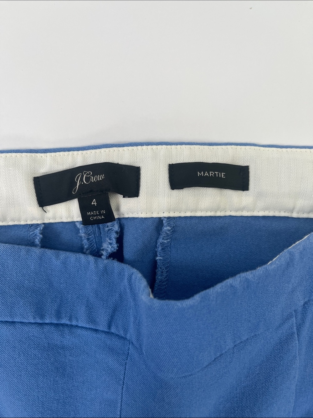 J.Crew Martie Straight-Leg Pants in Cornflower Blue Sz 4 - Picture 3 of 8